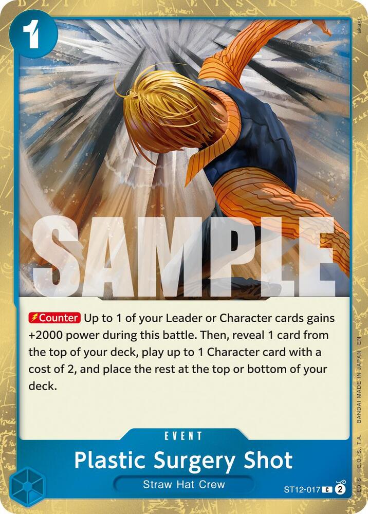 Plastic Surgery Shot ST12-017 (Premium Booster -The Best- Vol. 2)  - Pirate Foil | Good Games Morley
