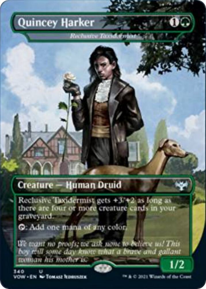 Quincey Harker Reclusive Taxidermist 340/277 (Innistrad: Crimson Vow)  - Foil | Good Games Morley