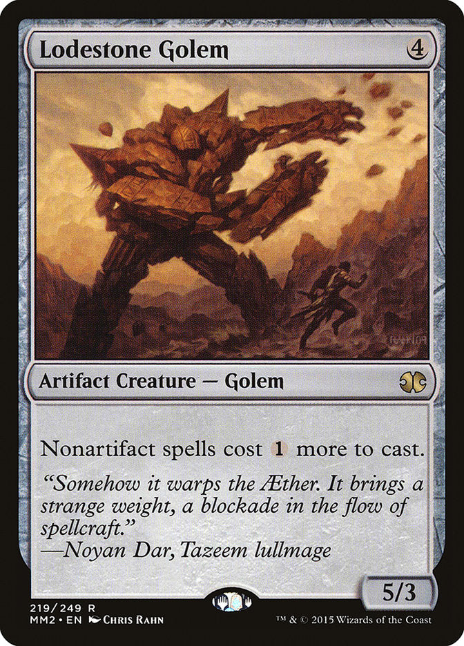 Lodestone Golem 219/249 (Modern Masters 2015)  - Foil | Good Games Morley