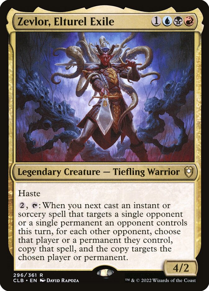 Zevlor, Elturel Exile 296 (Commander Legends: Battle for Baldur's Gate)  | Good Games Morley