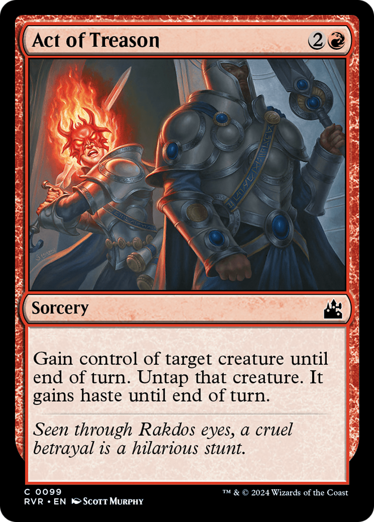 Act of Treason [Ravnica Remastered] | Good Games Morley