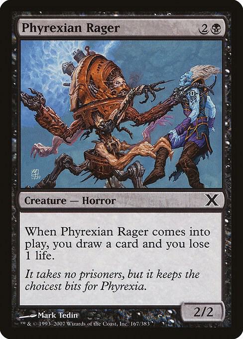 Phyrexian Rager 167/383 (10th Edition)  - Foil | Good Games Morley