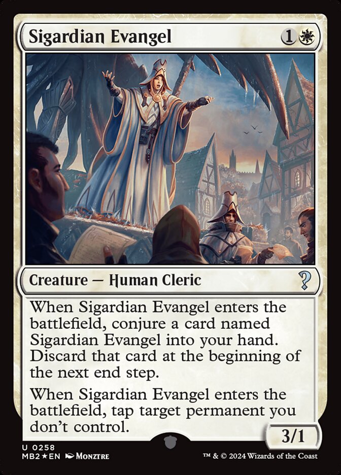 Sigardian Evangel 258/390 (Mystery Booster 2)  - Foil | Good Games Morley