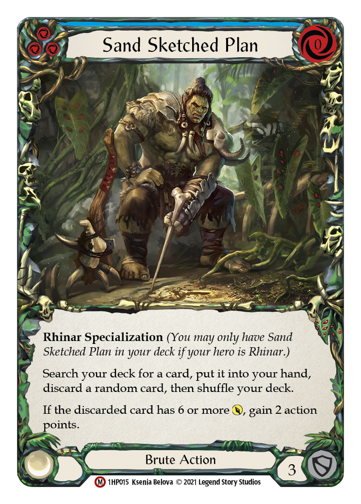 Sand Sketched Plan [1HP015] (History Pack 1) | Good Games Morley