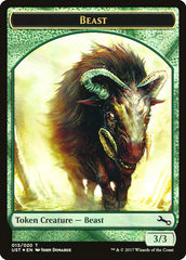 Beast // Beast Double-Sided Token [Unstable Tokens] | Good Games Morley