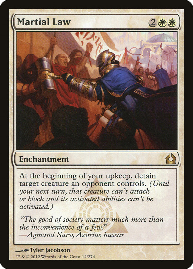 Martial Law 14/274 (Return to Ravnica)  - Foil | Good Games Morley