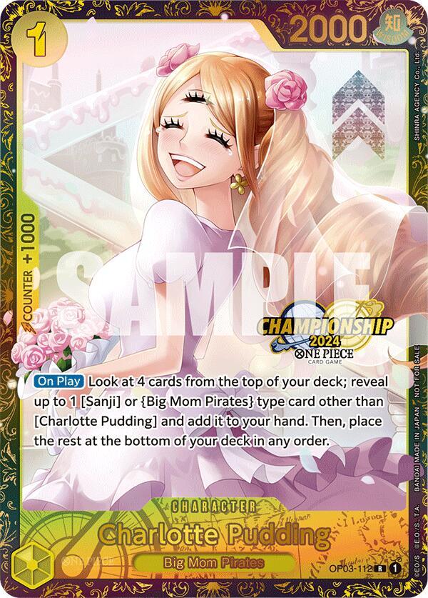 Charlotte Pudding (Championship 2024) OP03-112 (One Piece Promotion Cards)  - Foil | Good Games Morley