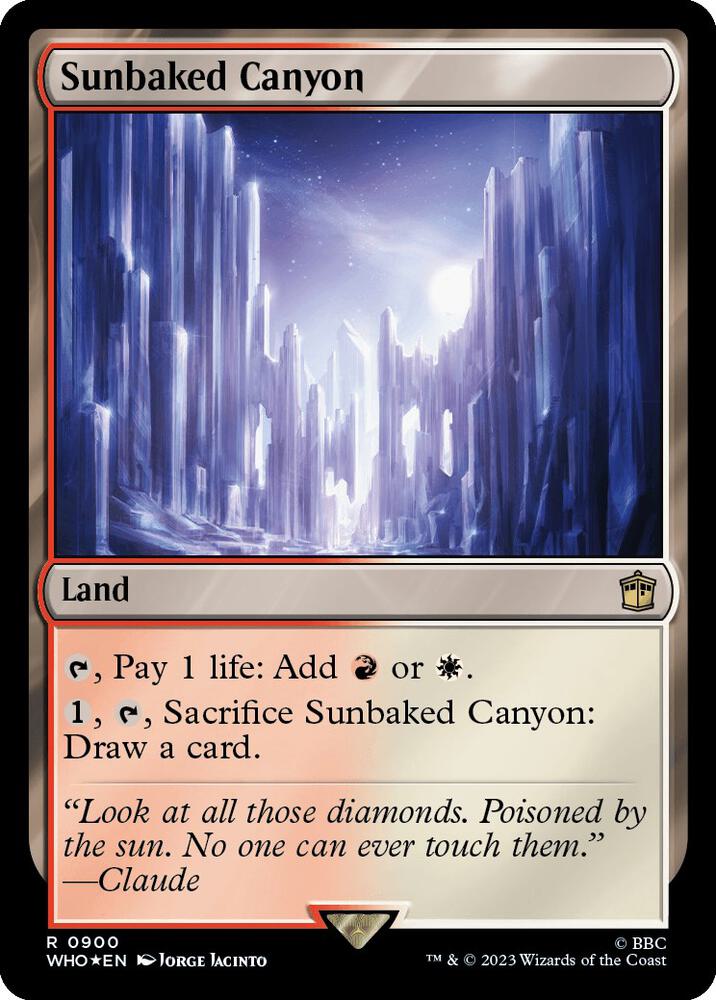 Sunbaked Canyon 900/331 (Universes Beyond: Doctor Who)  - Surge Foil | Good Games Morley