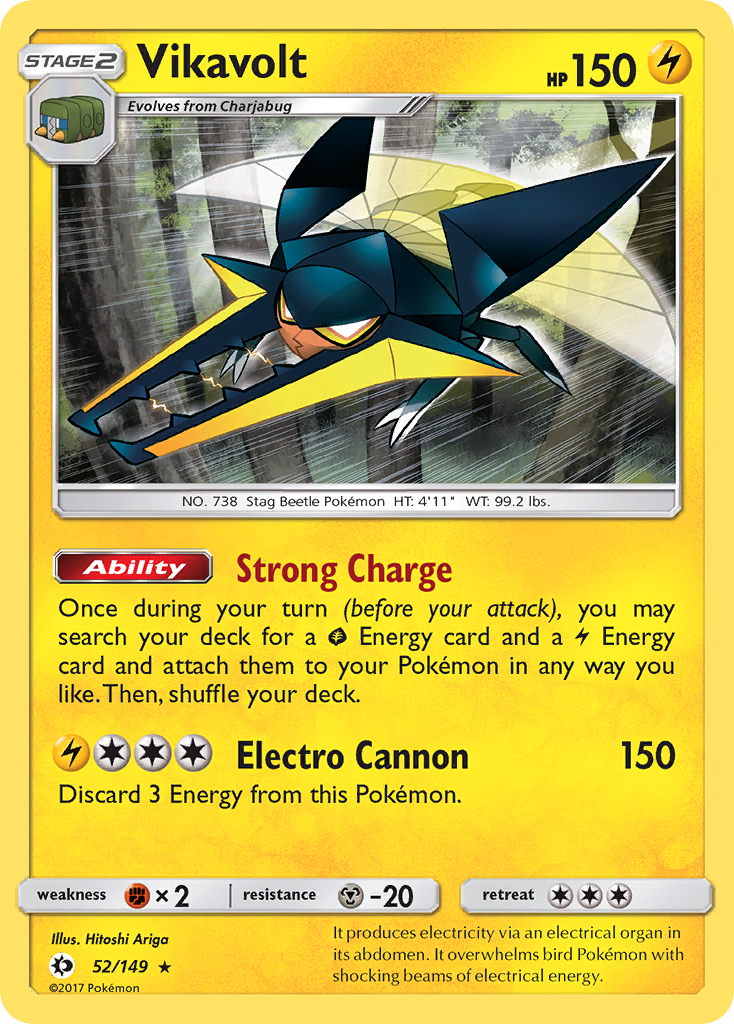 Vikavolt (52/149) [Sun & Moon: Base Set] | Good Games Morley