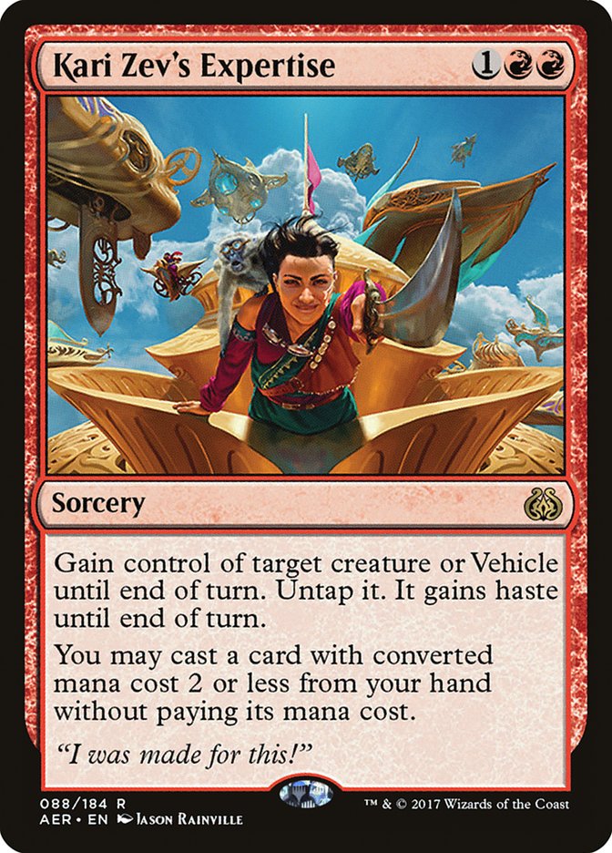 Kari Zev's Expertise 88 (Aether Revolt)  | Good Games Morley
