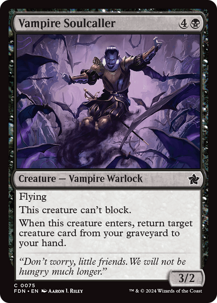 Vampire Soulcaller [Foundations] | Good Games Morley