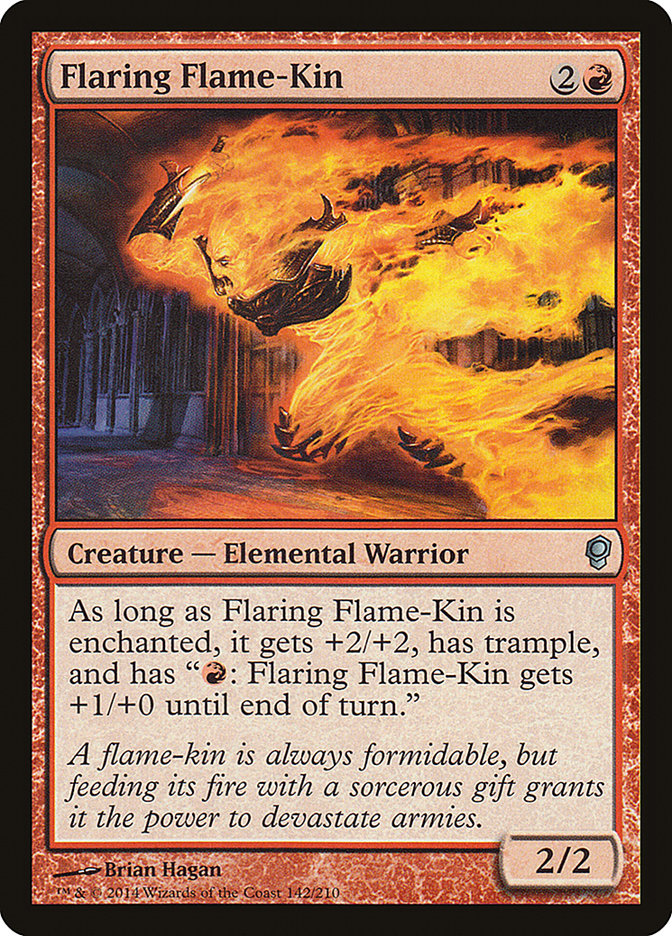 Flaring Flame-Kin 142/210 (Conspiracy)  - Foil | Good Games Morley