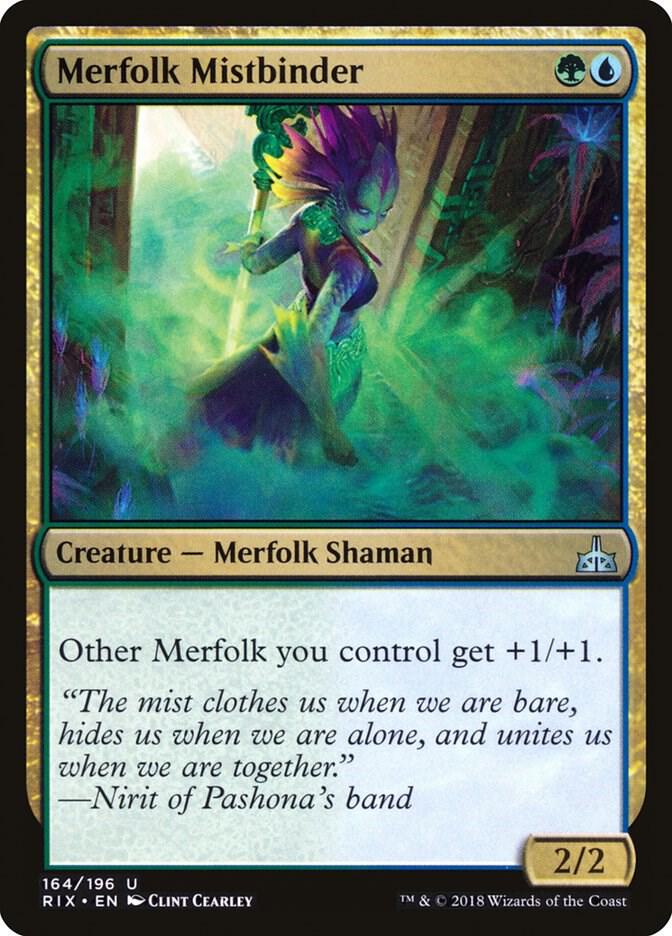 Merfolk Mistbinder 164 (Rivals of Ixalan)  - Foil | Good Games Morley
