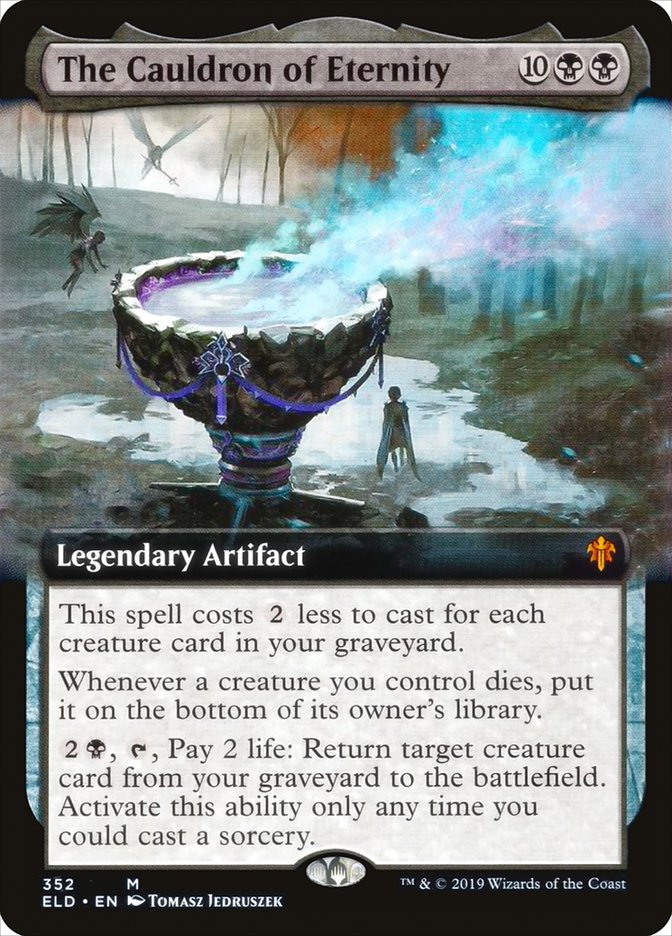 The Cauldron of Eternity (Extended Art) [Throne of Eldraine] | Good Games Morley