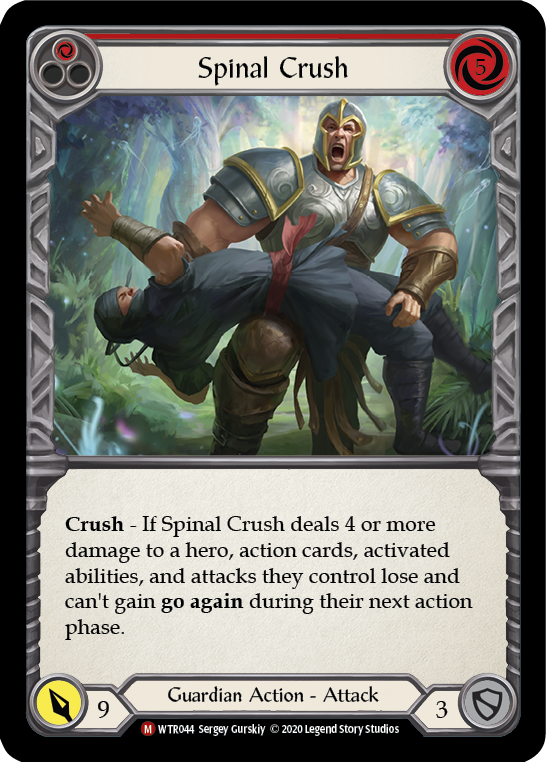 Spinal Crush [U-WTR044] (Welcome to Rathe Unlimited)  Unlimited Rainbow Foil | Good Games Morley