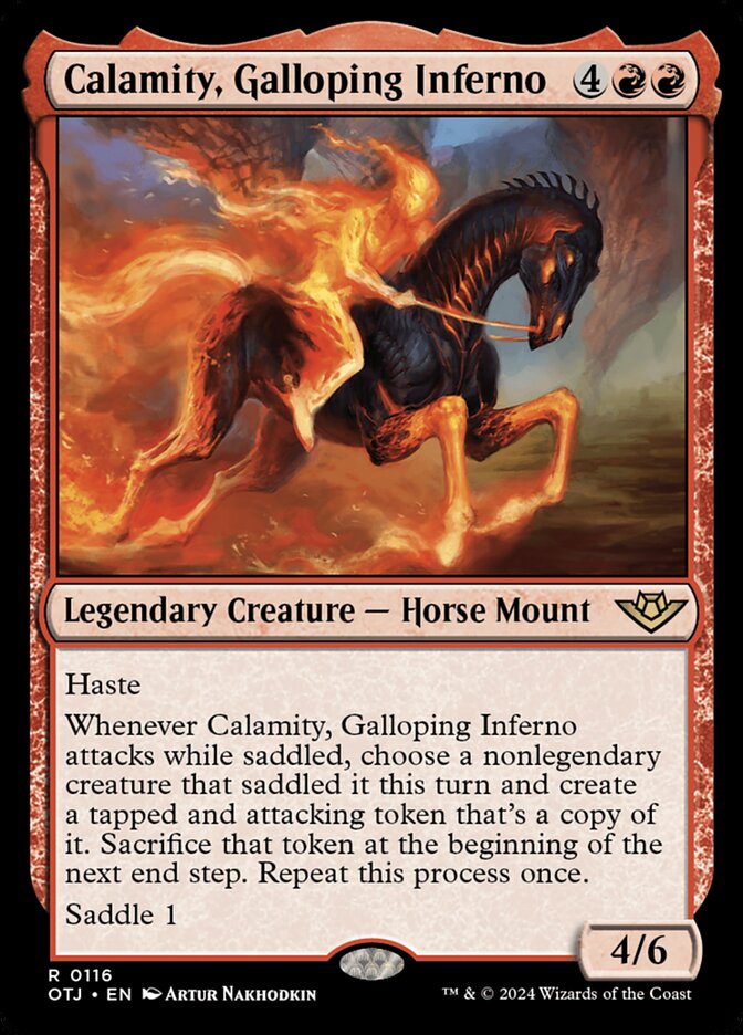 Calamity, Galloping Inferno 116/286 (Outlaws of Thunder Junction)  | Good Games Morley