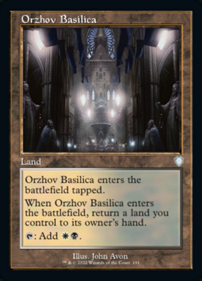 Orzhov Basilica (Retro) [The Brothers' War Commander] | Good Games Morley