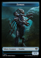 Human Soldier // Zombie (0013) Double-Sided Token [Commander Masters Tokens] | Good Games Morley