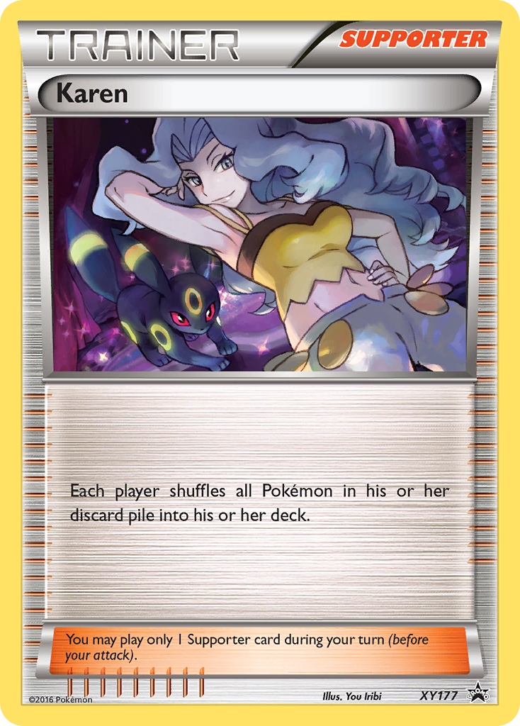 Karen (XY177) [XY: Black Star Promos] | Good Games Morley