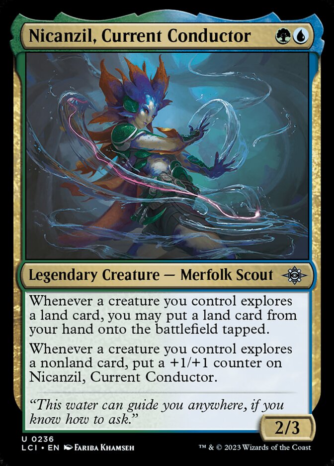 Nicanzil, Current Conductor 236/291 (The Lost Caverns of Ixalan)  - Foil | Good Games Morley