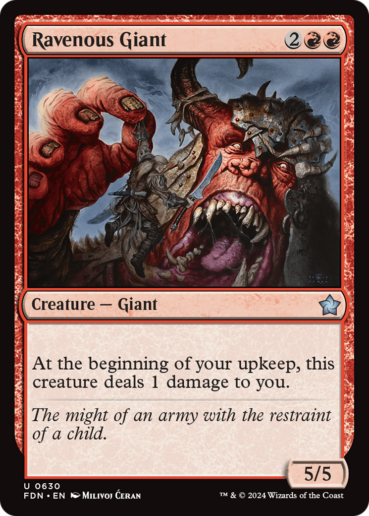 Ravenous Giant [Foundations] | Good Games Morley