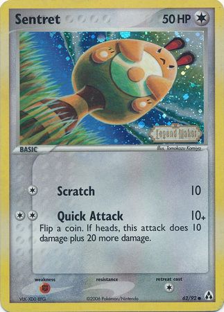 Sentret (62/92) (Stamped) [EX: Legend Maker] | Good Games Morley