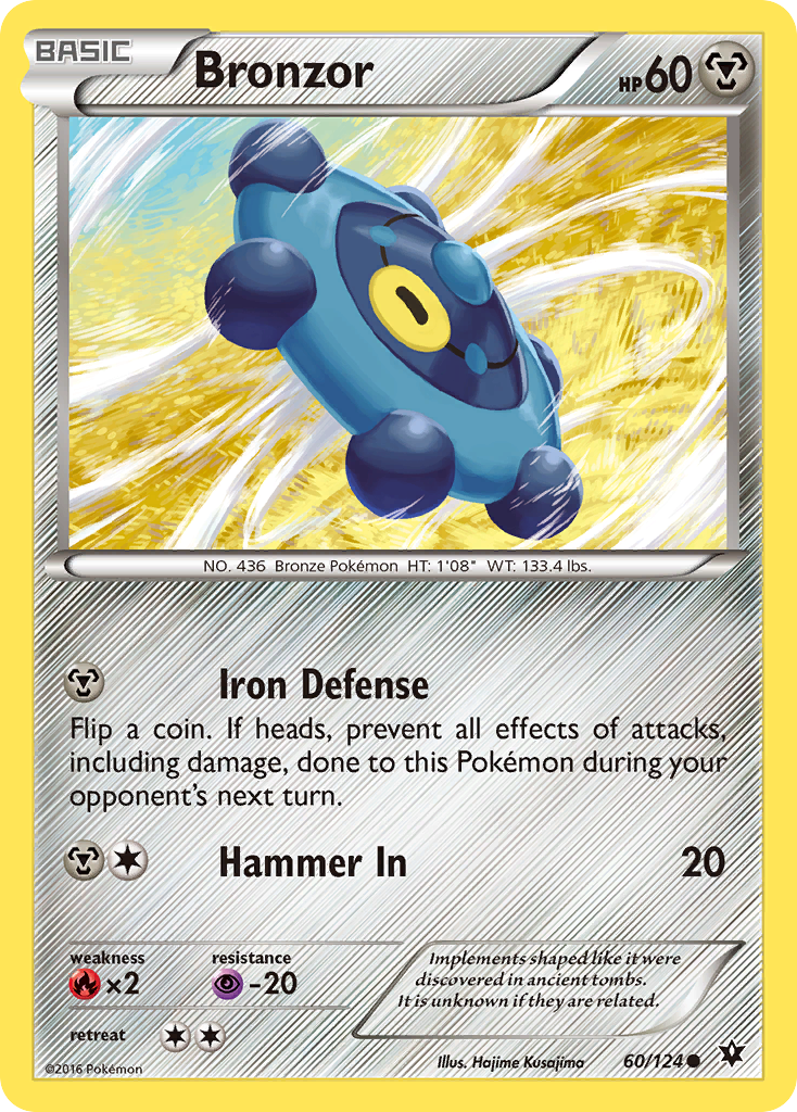 Bronzor (60/124) [XY: Fates Collide] | Good Games Morley