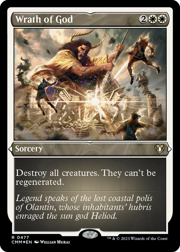 Wrath of God (Foil Etched) [Commander Masters] | Good Games Morley