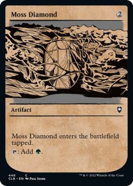 Moss Diamond Showcase 448 (Commander Legends: Battle for Baldur's Gate)  | Good Games Morley