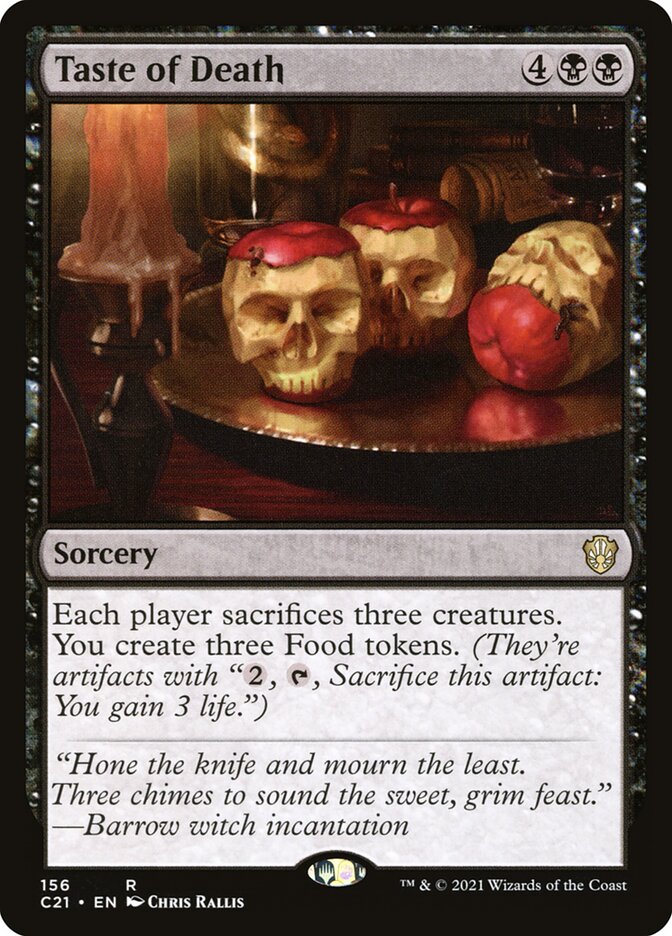 Taste of Death 156/81 (Commander 2021)  | Good Games Morley