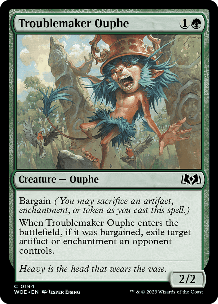 Troublemaker Ouphe [Wilds of Eldraine] | Good Games Morley