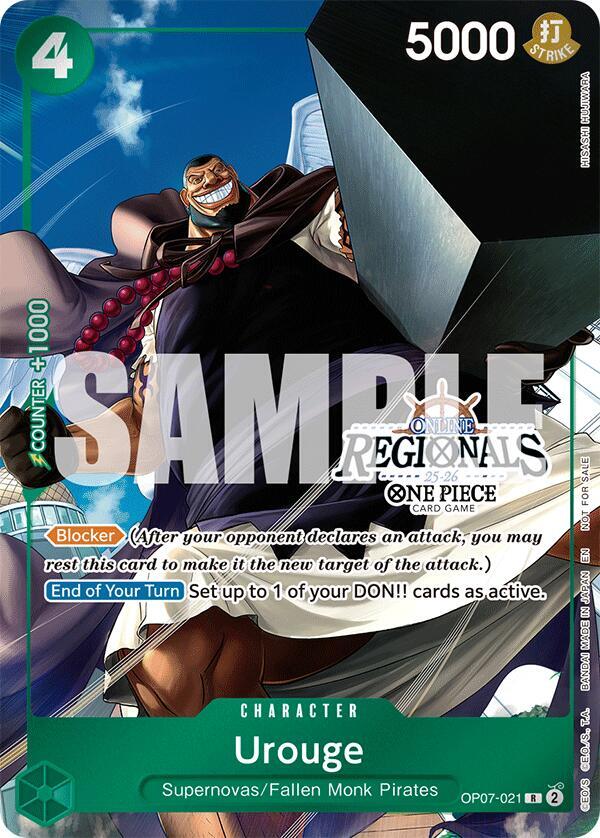 Urouge (Online Regional Participation Pack 2025 Vol.1) OP07-021 (One Piece Promotion Cards)  - Foil | Good Games Morley
