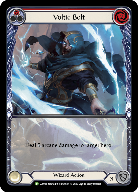 Voltic Bolt (Red) [LGS041] (Promo)  Rainbow Foil | Good Games Morley