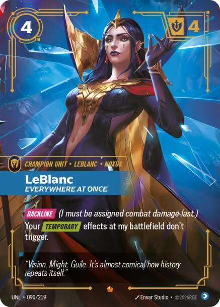 LeBlanc - Everywhere At Once 090/219 (Unleashed)  - Foil | Good Games Morley