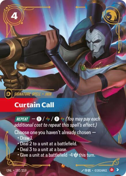 Curtain Call 182/219 (Unleashed)  - Foil | Good Games Morley