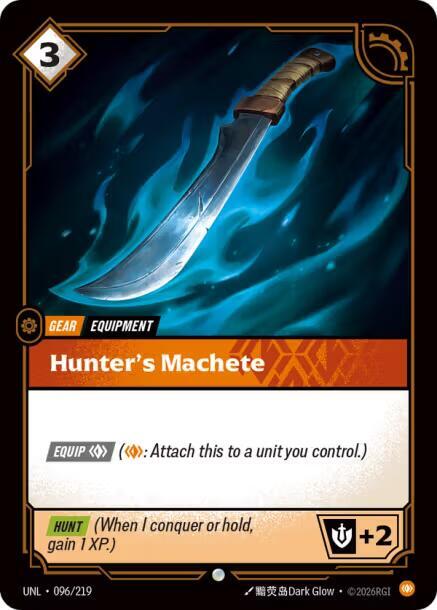 Hunters Machete 096/219 (Unleashed)  - Foil | Good Games Morley