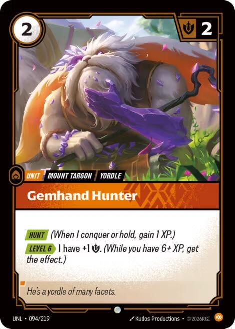 Gemhand Hunter 094/219 (Unleashed)  - Foil | Good Games Morley