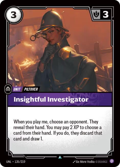 Insightful Investigator 135/219 (Unleashed)  | Good Games Morley