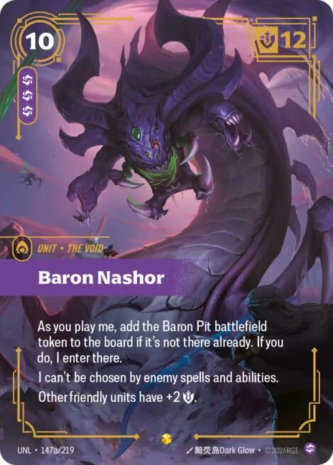 Baron Nashor 147a/219 (Unleashed)  - Foil | Good Games Morley