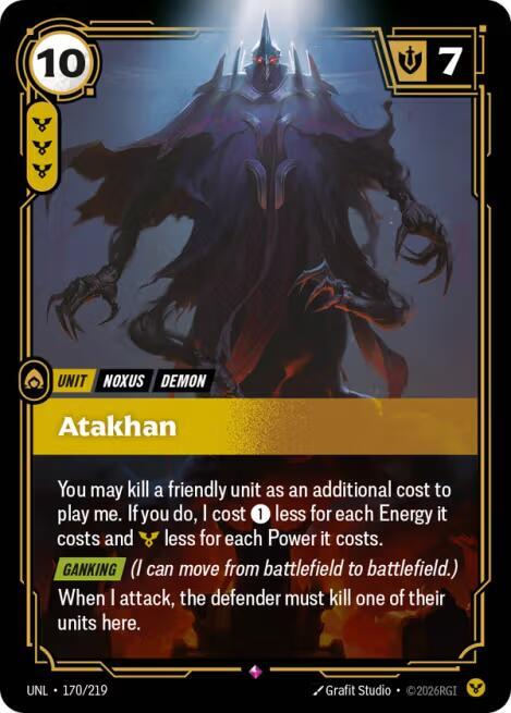 Atakhan 170/219 (Unleashed)  - Foil | Good Games Morley