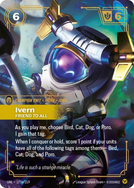 Ivern - Friend to All 177a/219 (Unleashed)  - Foil | Good Games Morley