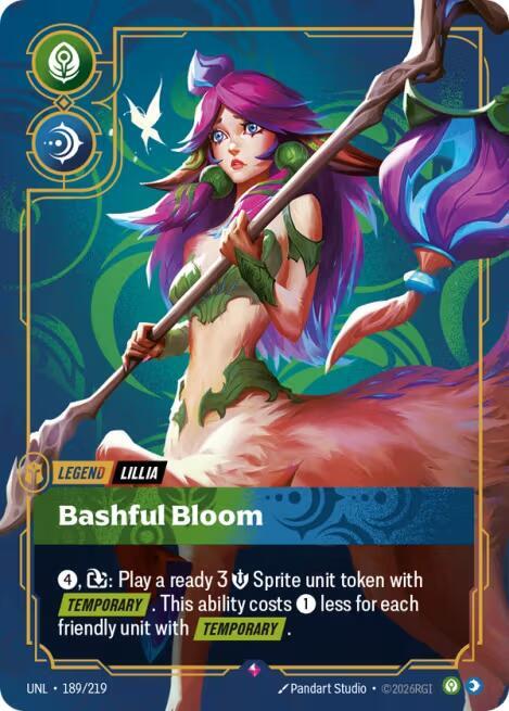 Lillia - Bashful Bloom 189/219 (Unleashed)  - Foil | Good Games Morley