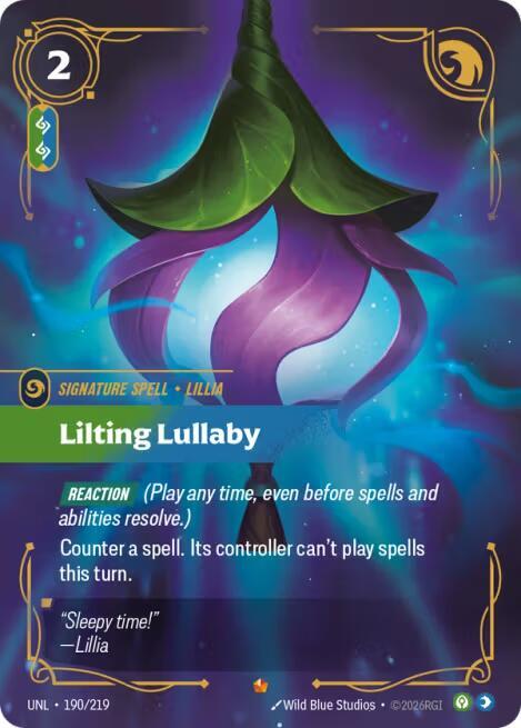 Lilting Lullaby 190/219 (Unleashed)  - Foil | Good Games Morley