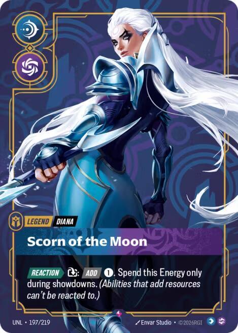Diana - Scorn of the Moon 197/219 (Unleashed)  - Foil | Good Games Morley