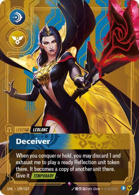 LeBlanc - Deceiver 199/219 (Unleashed)  - Foil | Good Games Morley