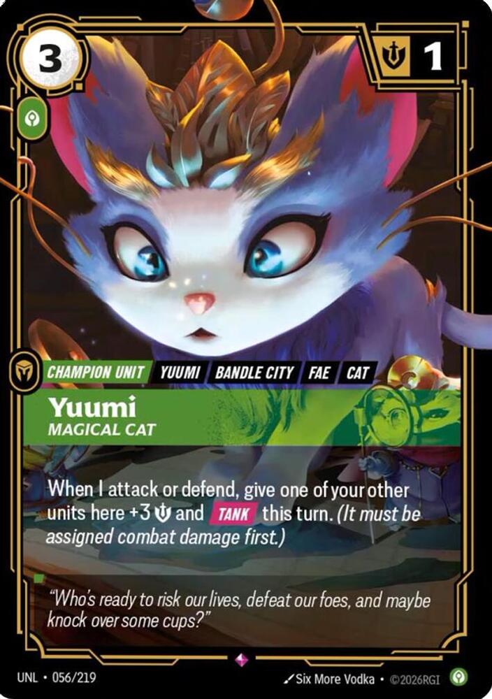 Yuumi - Magical Cat 056/219 (Unleashed)  - Foil | Good Games Morley
