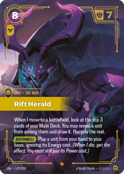 Rift Herald 179/219 (Unleashed)  - Foil | Good Games Morley