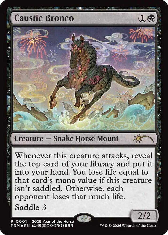 Caustic Bronco Year of the Horse 2026 1 (Standard Showdown Promos)  - Foil | Good Games Morley