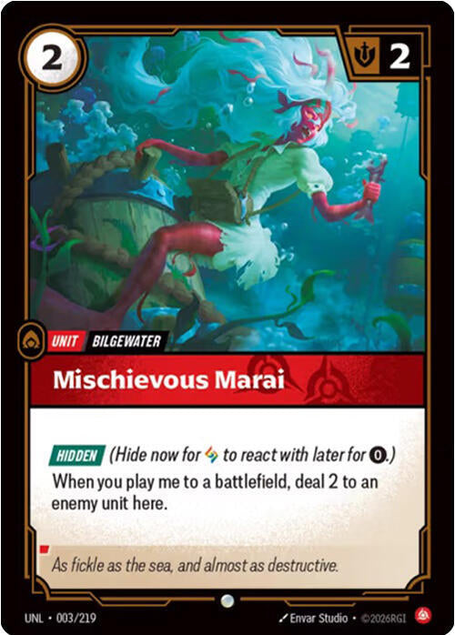 Mischevious Marai 003/219 (Unleashed)  | Good Games Morley