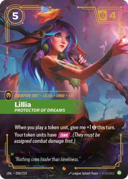 Lillia - Protector of Dreams 058/219 (Unleashed)  - Foil | Good Games Morley